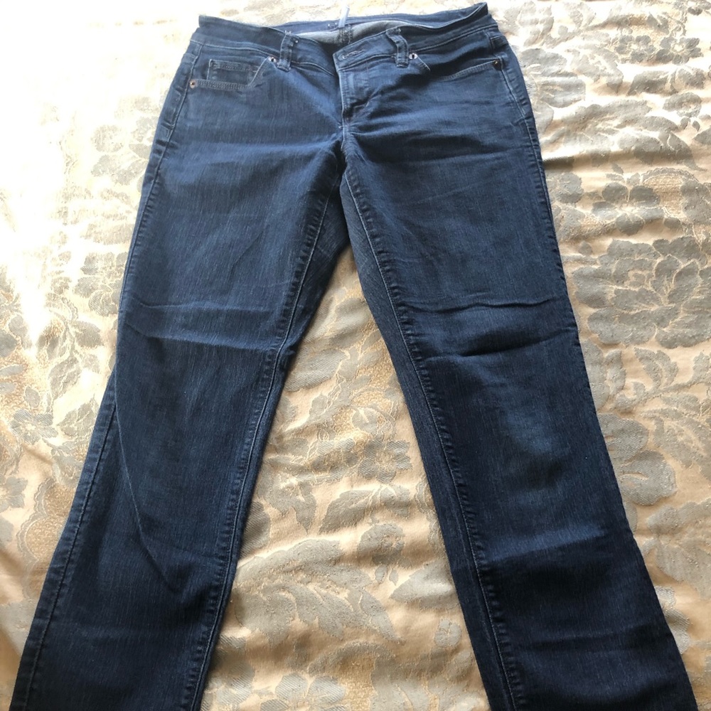 Curvy straight loft jeans